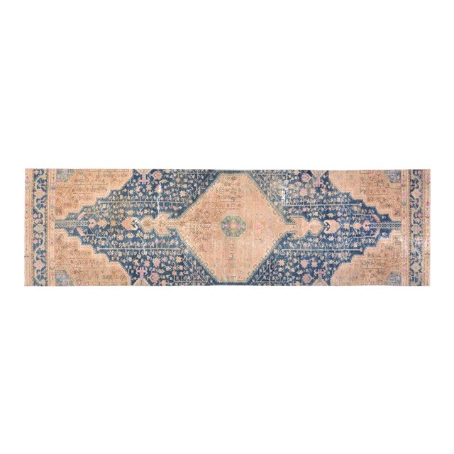1960s Vintage Malayer Hand Knotted Rug,3'1"X11' For Sale