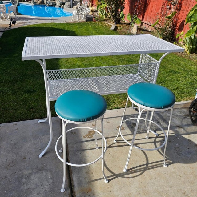1970s Mid Century Patio Bar Set For Sale - Image 13 of 17