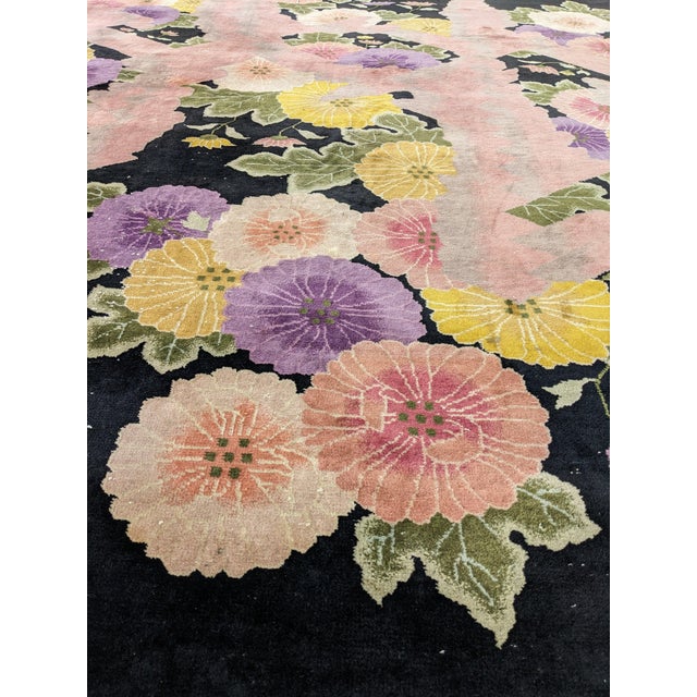 Art Deco 1920s Antique Chinese Art Deco Rug by Nichols Workshop For Sale - Image 3 of 8