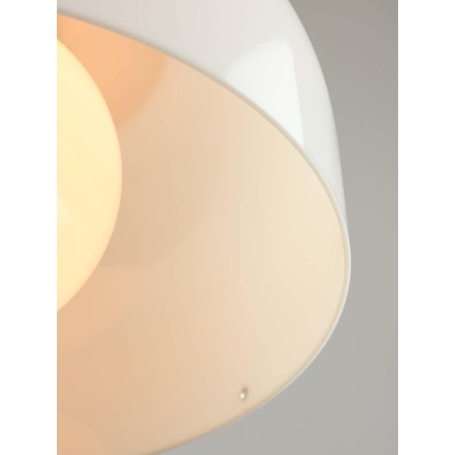 Large Space Age Pendant Light in White from Guzzini, 1970s For Sale - Image 18 of 18