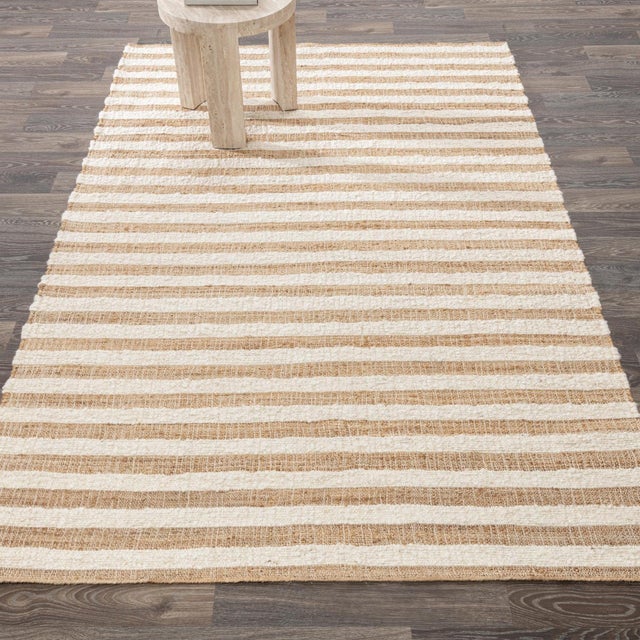 Ventura Stripe Natural Ivory Rug - 2 X 3 For Sale In Los Angeles - Image 6 of 6