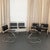 This is a set of 8 cantilever dining chairs by Ludwig Mies van der Rohe produced for Knoll circa the 1970s. An icon of...