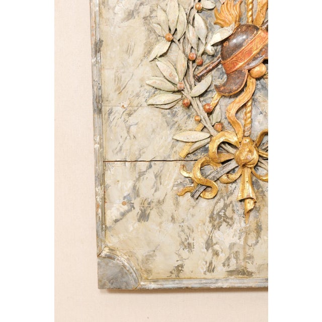 Italian Decorative Wall Panel, 19th Century For Sale - Image 9 of 10