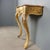 Antique 19th Century Gilded Wood Console with Marble Top, Italy For Sale - Image 9 of 13