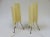 Brass Tripod Night Lights with Beige Acrylic Glass Shade, 1950s, Set of 2 For Sale - Image 4 of 12