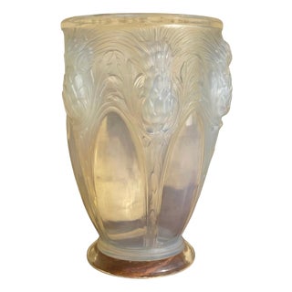 Vase with Thistles by Verlys For Sale