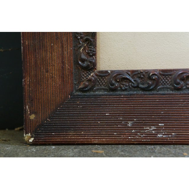 Antique Louis Kinney Harlow Coastal Sailboats Seascape Chromolithograph Print 41" For Sale - Image 9 of 12