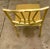 Late 20th Century A Pair of Late 20th Century Faux Bamboo Gold Banquet Dining Chairs by Shelby Williams For Sale - Image 5 of 17