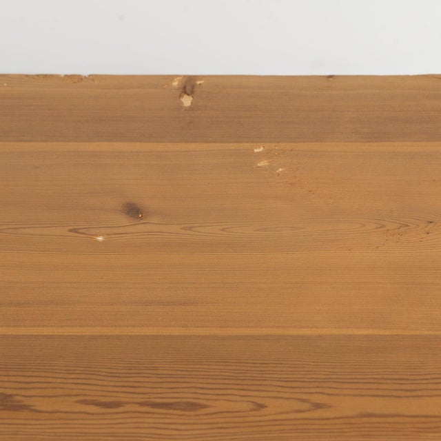 19th Century Swedish Pine Sideboard With Curved Sides For Sale - Image 4 of 18