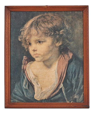 Jean Baptiste Greuze, Portrait of Boy, 1960s, Print