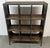 Design Plus Gallery presents a Restoration Hardware Industrial Metal Bookshelf. This open shelving unit has a metal frame...
