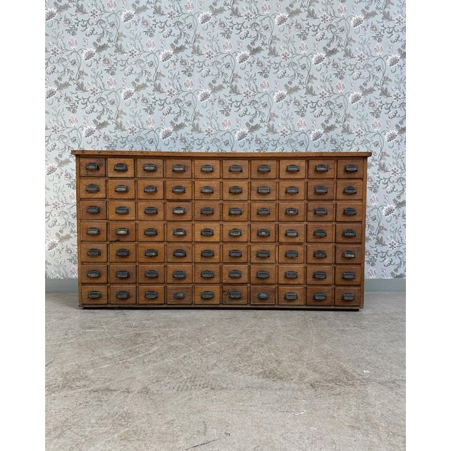 Oak Workshop Cabinet with Drawers, 1920s For Sale - Image 12 of 12