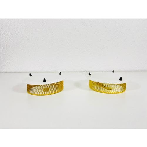 Mid-Century Modern Sputnik Wall Lamps, Germany, 1960s For Sale - Image 4 of 9