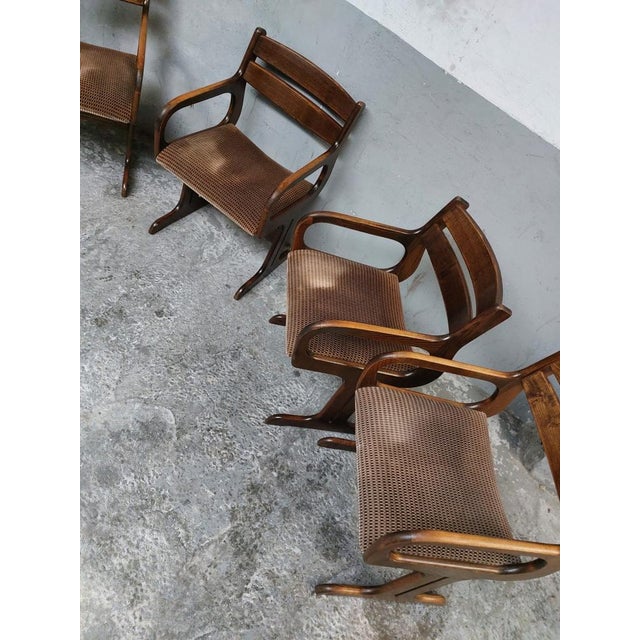 Dutch Brutalist Armchairs, 1970s, Set of 5 For Sale - Image 16 of 18