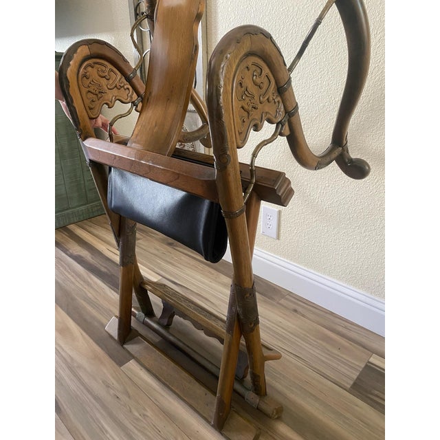 Late 20th Century Folding Campaign Chair For Sale - Image 10 of 12