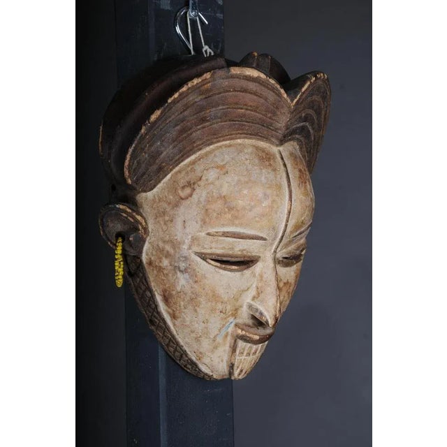 Antique Carved Wooden Face Mask For Sale - Image 6 of 11
