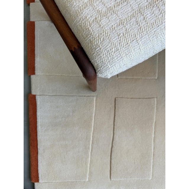 Modern Asymmetric Square Rug by Tisca Tiara, Austria For Sale - Image 14 of 18