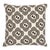 Schumacher x Johnson Hartig Le Moderne Cut Velvet Pillow 20" x 20" in Neutral For Sale