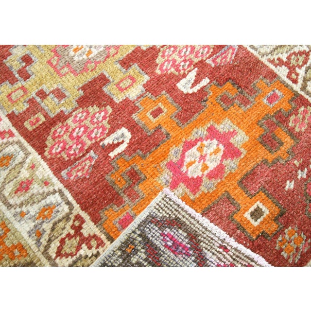 1960s Turkish Oushak Runner For Sale - Image 4 of 6
