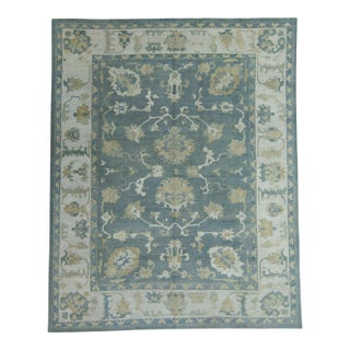 Turkish Oushak Rug 9'2" x 12'3" #18515 For Sale