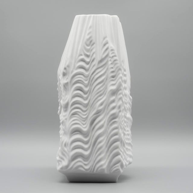Cascade Bisque Porcelain Vase by Martin Freyer for Rosenthal, 1960s For Sale - Image 6 of 13