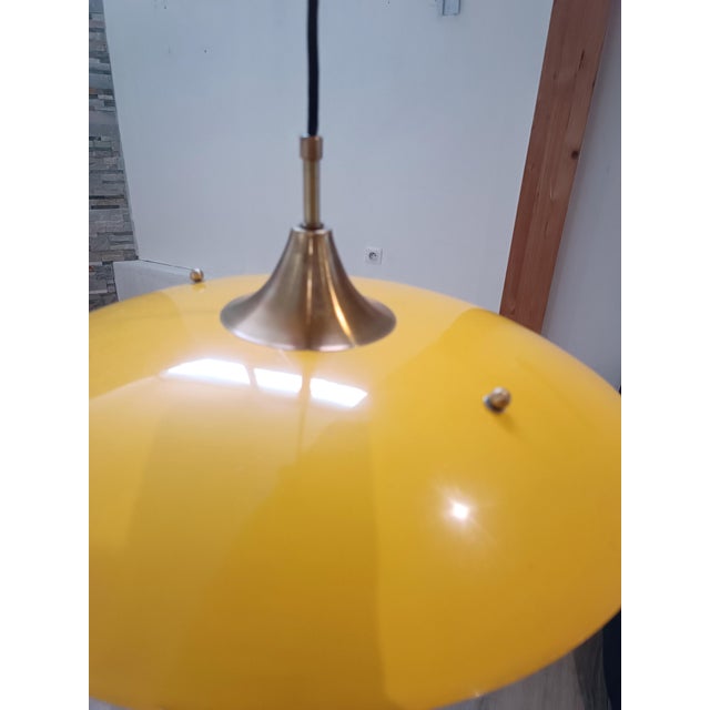 Saliscendi Counterweight Pendant Lamp, Italy, 1950s For Sale - Image 6 of 17