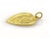 Contemporary Late 20th Century 17224 - 24k Gold Good Luck Oriental Snake Heart Charm Pendant For Sale - Image 3 of 5