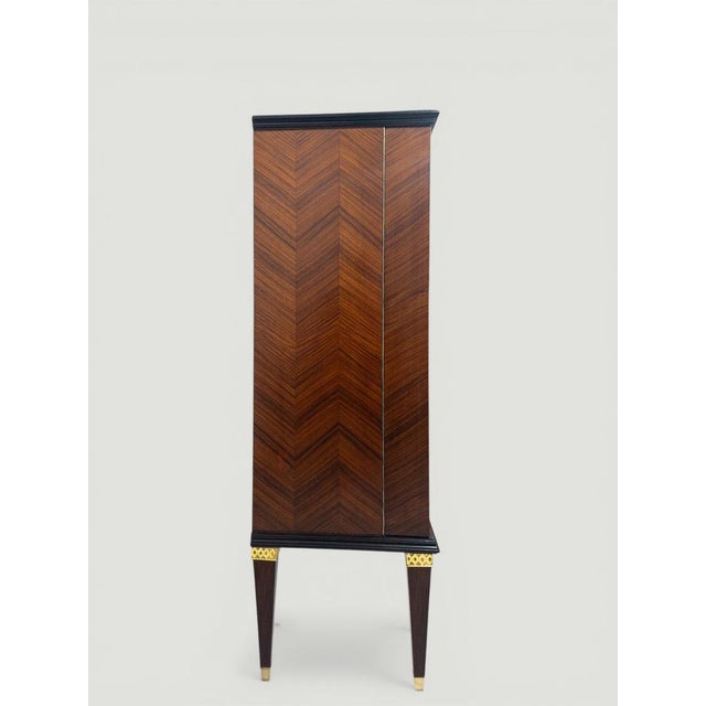 Brown Mid-Century Modern Italian Bar Cabinet by Paolo Buffa, 1957 For Sale - Image 8 of 18