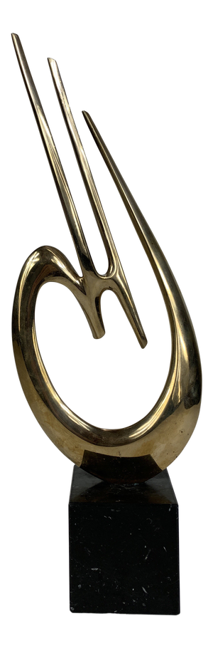 Abstract Bob Bennett Bronze Sculpture