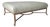 Large Scale Leather and Iron Ottoman by Henredon For Sale