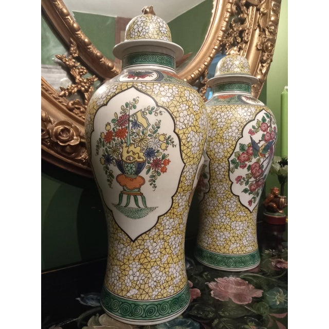 Earthenware Vases from Desvres, 1900s For Sale - Image 6 of 6