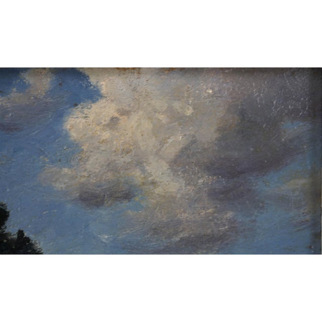 Early 20th Century American Impressionism -- Old Lyme Connecticut Red House by George M. Bruestle For Sale - Image 4 of 7