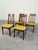 G Plan Danish Style Mid Century Dining Chairs, Set of 4, in Knoll Fabric For Sale - Image 4 of 12