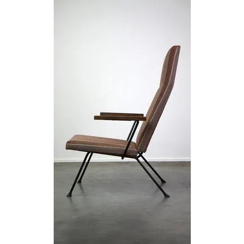 Vintage Model 1410 Armchair with High Back from Gispen, 1950s For Sale - Image 6 of 12