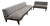 Bespoke Upholstered Armless Mohair Sofas (Set of 2) For Sale