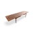 Vintage Lacquered Walnut and Teak Dining Table, 1970s For Sale - Image 6 of 9