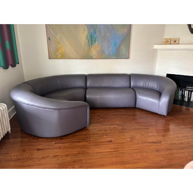 1990s 1990s Preview Furniture Sectional Sofa by Vladimir Kagan For Sale - Image 5 of 7