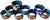 Bunny Williams Home Vintage 1970s Floral Cloisonné Napkin Rings in Red and Blue, Set of 8 For Sale - Image 4 of 10