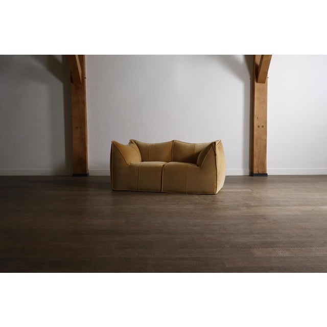 Le Bambole Sofa in Buffalo Leather by Mario Bellini for B&B Italia, 1970s For Sale - Image 12 of 17