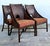 This exquisite set of four dining chairs, designed by the legendary Barbara Barry for McGuire, represents the pinnacle of...