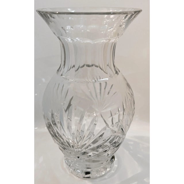 Glass Mid 20th Century Rogaska Signed Crystal Vase For Sale - Image 7 of 7