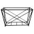 1970s Neoclassical French Directoire Style Black Iron Magazine Holder For Sale - Image 5 of 9