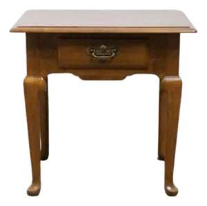 Ethan Allen Heirloom Maple Nutmeg Colonial Early American 24" Square Accent End Table 10-8035