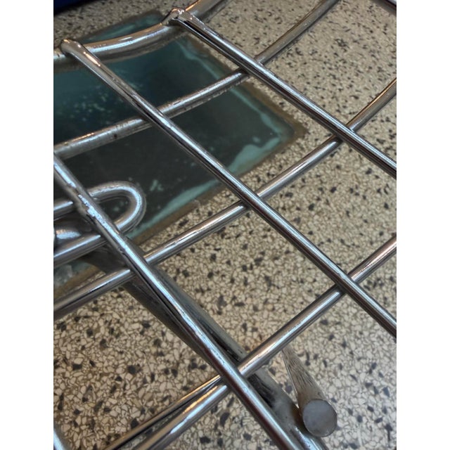 Chrome-Plated Side Chairs by Harry Bertoia for Knoll, 1970s, Set of 4 For Sale - Image 16 of 18