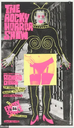 2021 Masters of Serigraphy, Individual Print, the Rocky Horror Show, Art Chantry