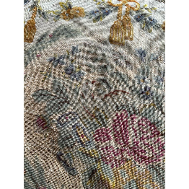 French Needlepoint Chair Cover Tapestry from Bobyrug, 1890s For Sale - Image 4 of 18