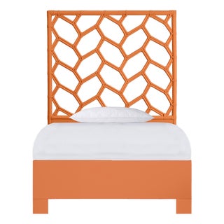 Silas Platform Bed Twin - Orange For Sale