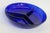 Cobalt Blue Glass Relish Dish Round 3 Compartment Sectioned Serving Bowl 4907b For Sale - Image 10 of 12