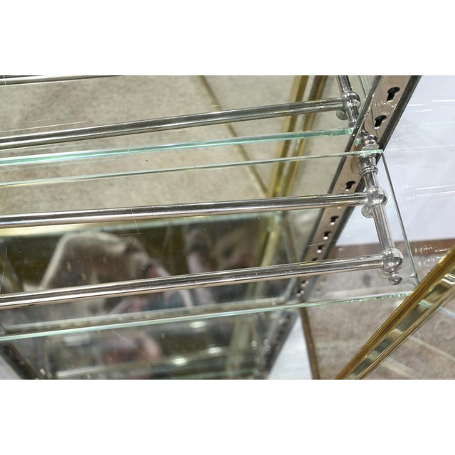 Small Brass Display Case, 1930s For Sale - Image 13 of 18