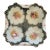 Vintage Deruta Style Italian Hand Painted Porcelain Quatrefoil Dish For Sale